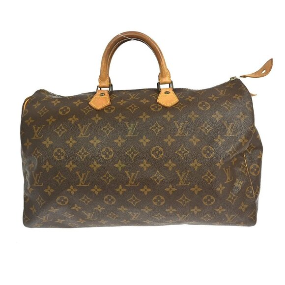 LOUIS VUITTON MONOGRAM SPEEDY 40 DUFFLE HANDBAG M41522 844SA YQ01694 - Picture 1 of 9